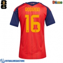 Fotballdrakt Dame Spania Rodri Hernandez #16 Hjemmedrakt VM 2026 Kortermet